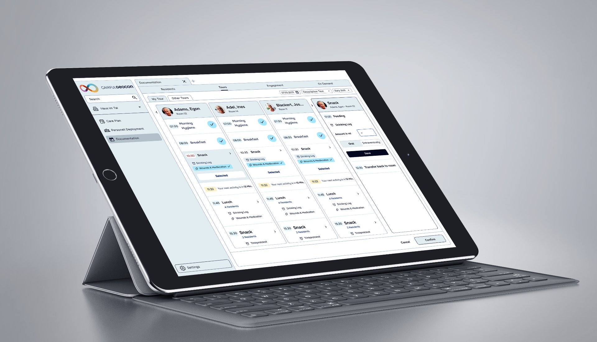 Cairful & Geocon Healthcare product interface screenshot 6