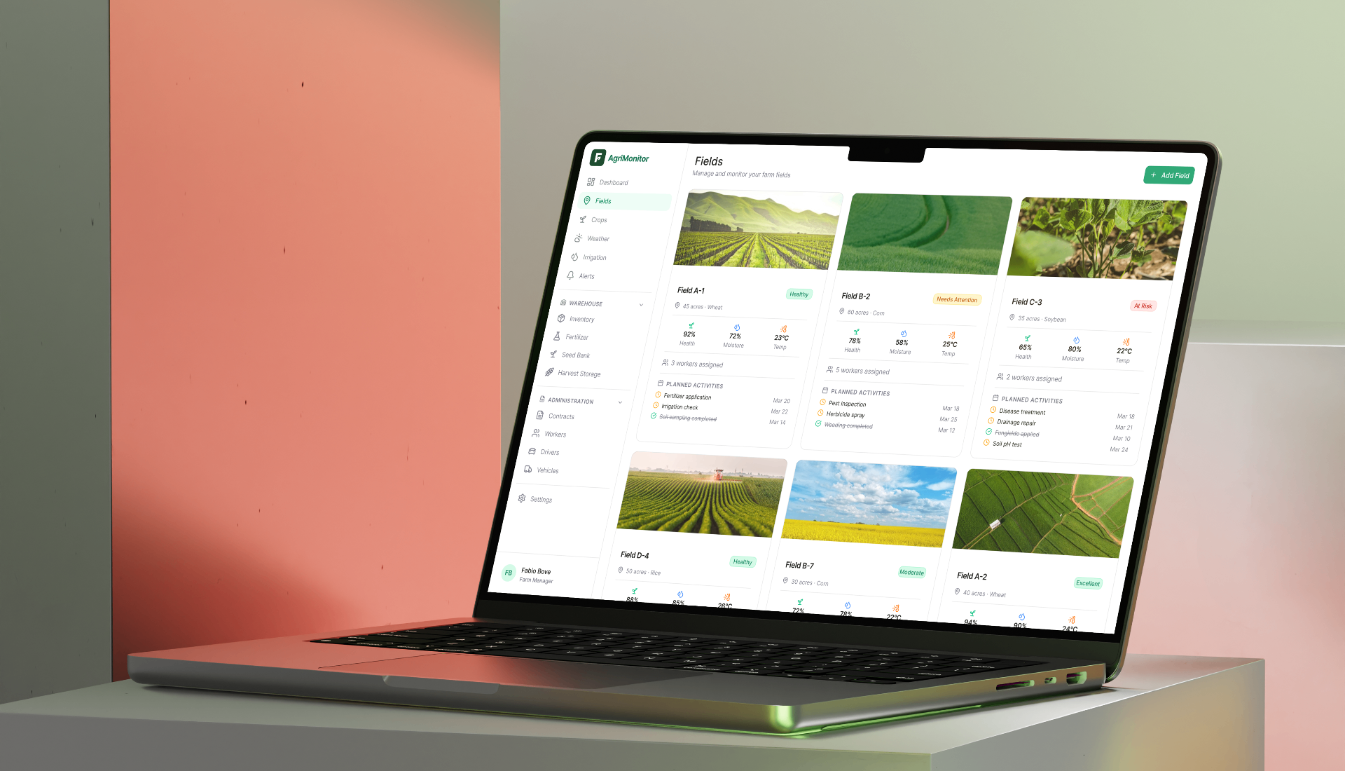 FarmAct — Agritech product design case study cover