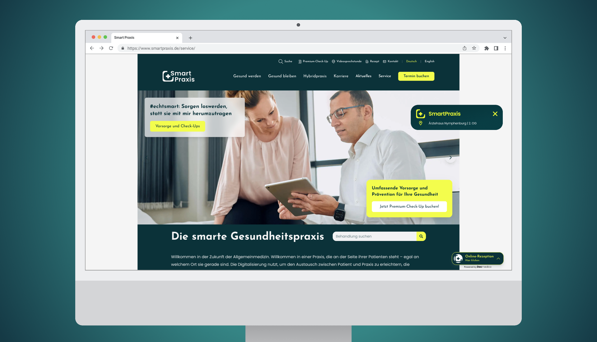 Smart Praxis Healthcare product interface screenshot 3
